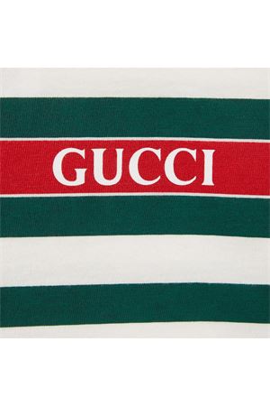 white cotton tshirt GUCCI KIDS | 576871XJGY59250